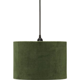 Cylindryczny abażur wiszący Cylinder zielony 32cm